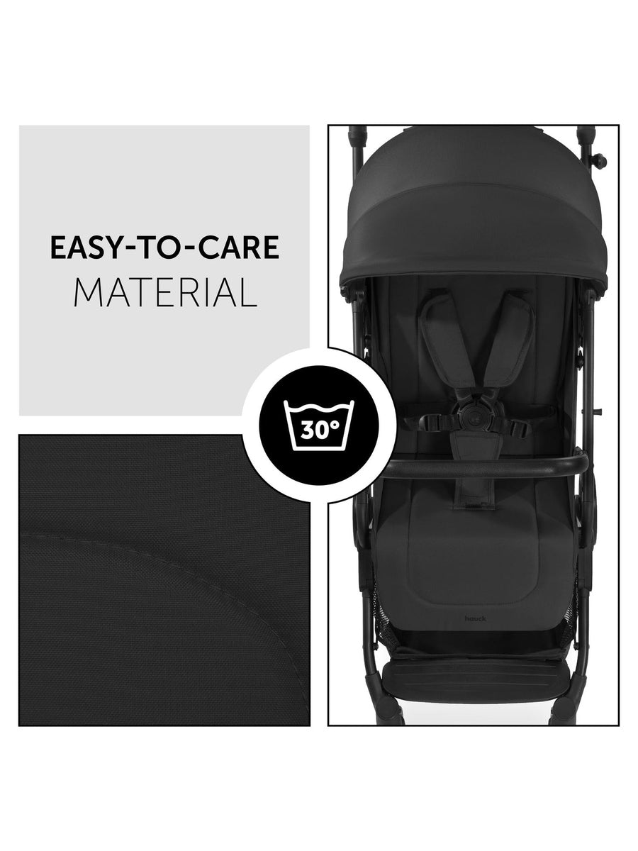 Hauck Travel N Care Compact Baby Stroller Black Hauck Mama's Joy