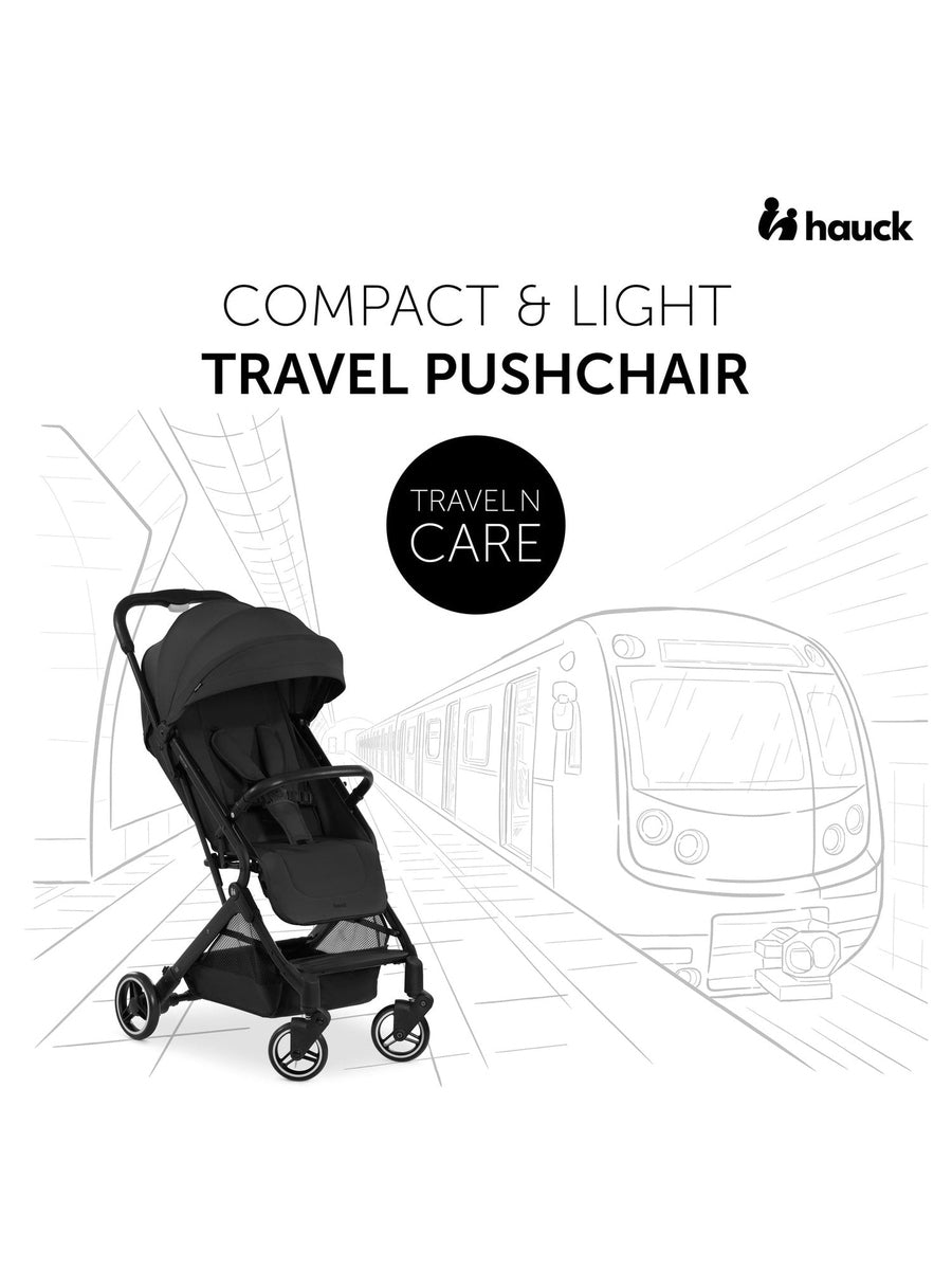 Hauck Travel N Care Compact Baby Stroller Black Hauck Mama's Joy