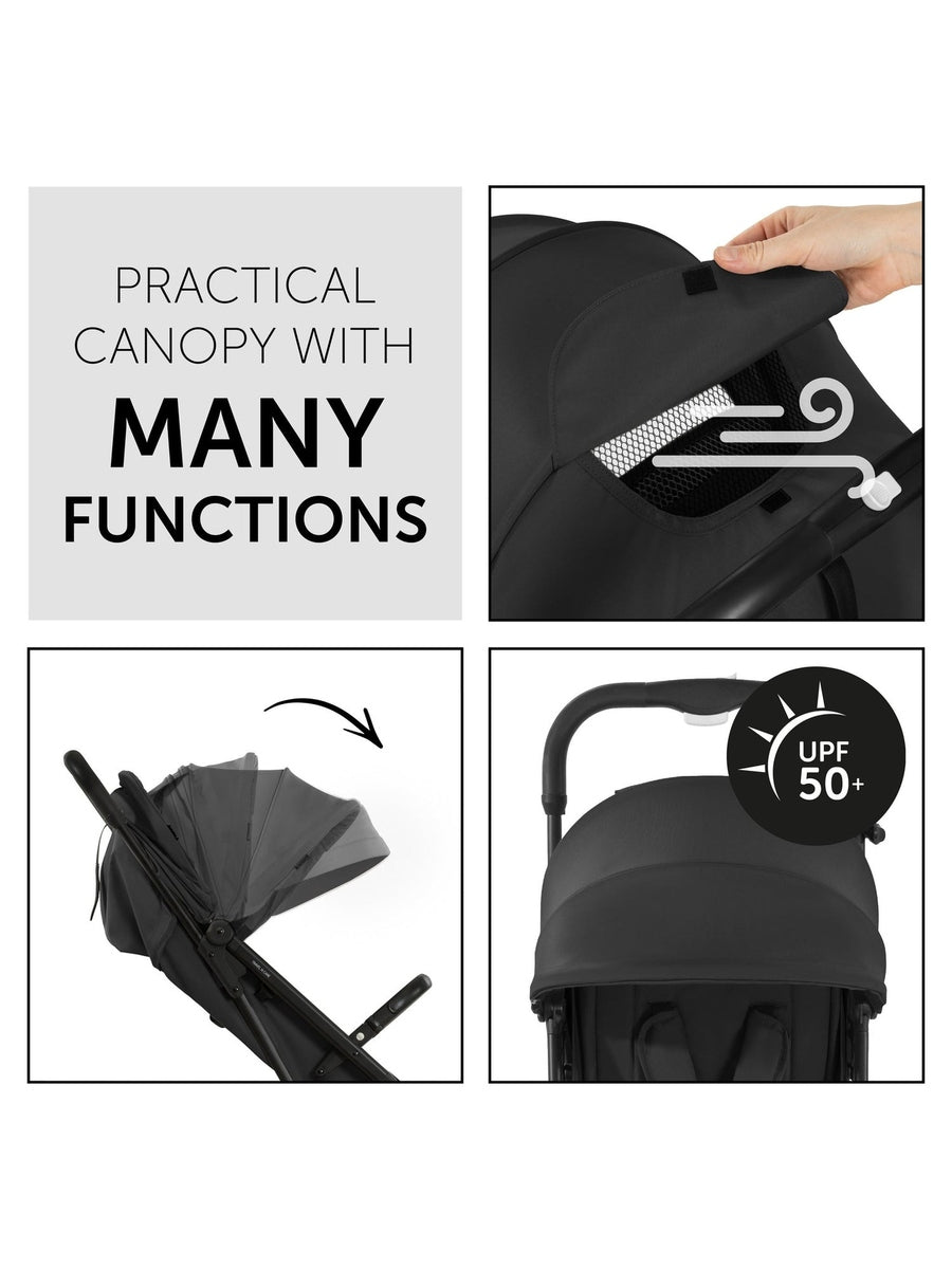 Hauck Travel N Care Compact Baby Stroller Black Hauck Mama's Joy