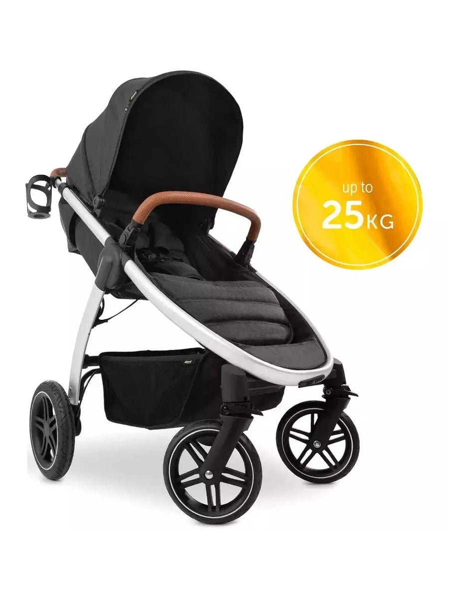 Hauck Uptown Pushchair Stroller Extra Large Seat for All Terrains with Raincover Hauck Mama's Joy