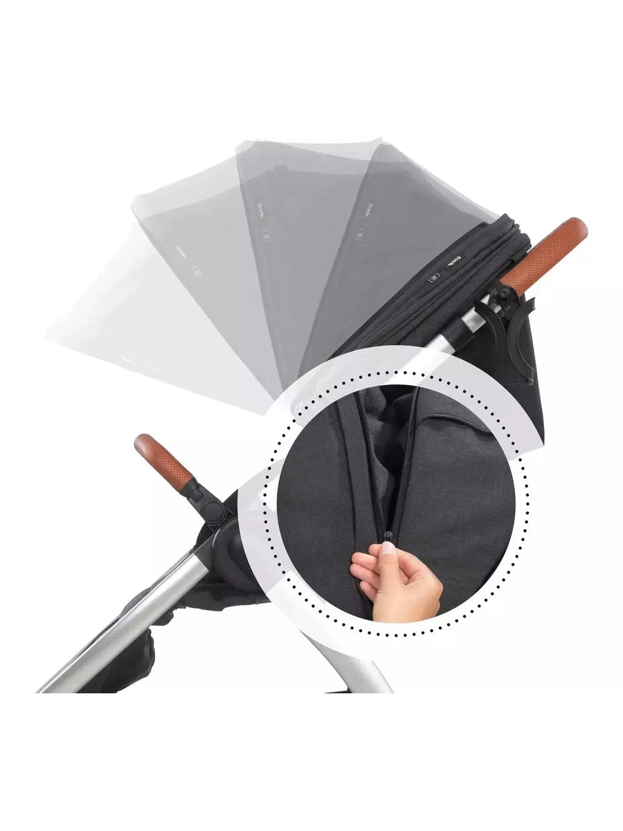 Hauck Uptown Pushchair Stroller Extra Large Seat for All Terrains with Raincover Hauck Mama's Joy