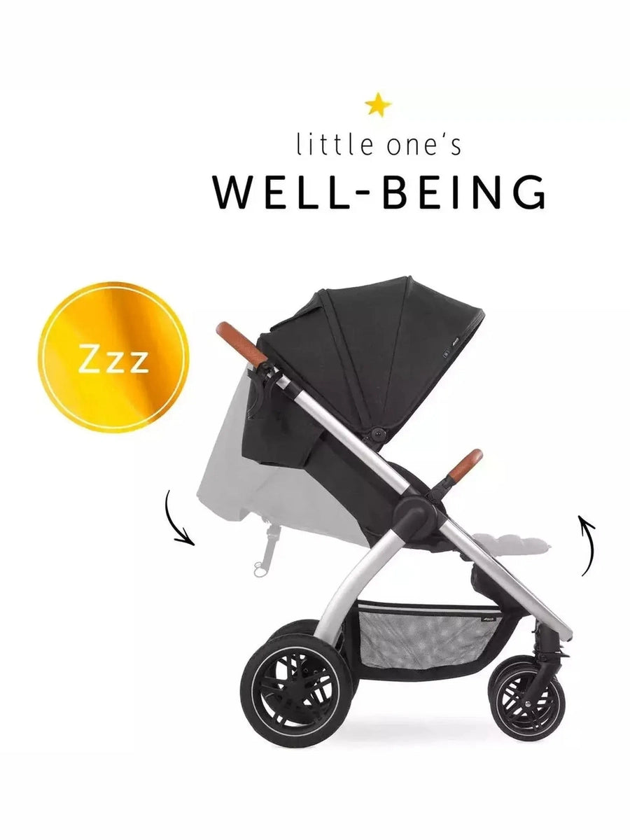 Hauck Uptown Pushchair Stroller Extra Large Seat for All Terrains with Raincover Hauck Mama's Joy