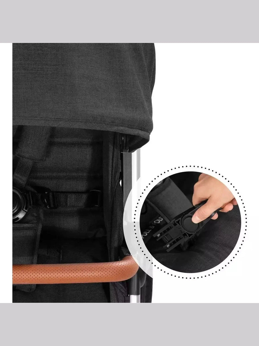 Hauck Uptown Pushchair Stroller Extra Large Seat for All Terrains with Raincover