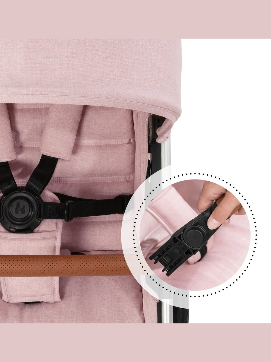 Hauck Uptown Pushchair Stroller - Melange Rose Hauck Mama's Joy