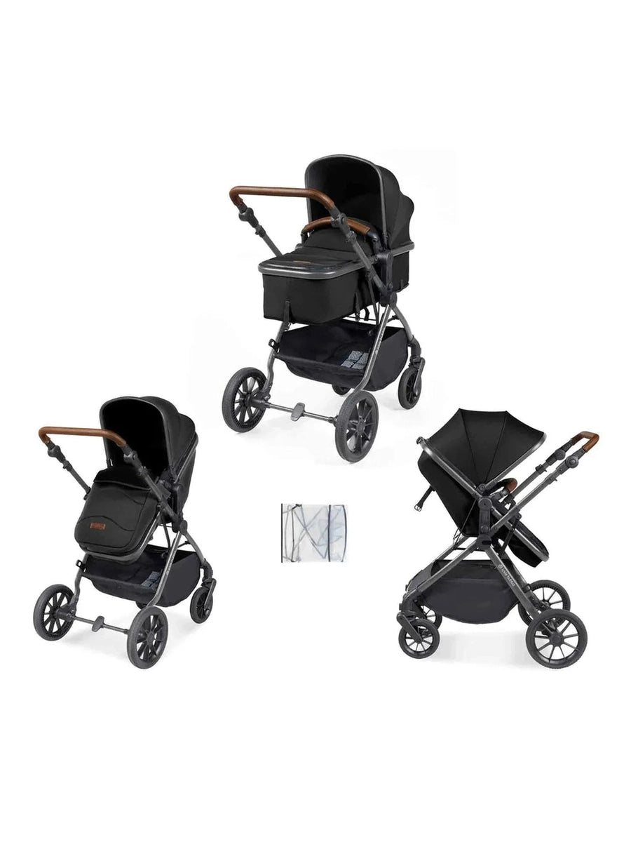 Ickle Bubba Cosmo 2 in 1 Pushchair Black/Tan The Tiny Toddlers Mama's Joy