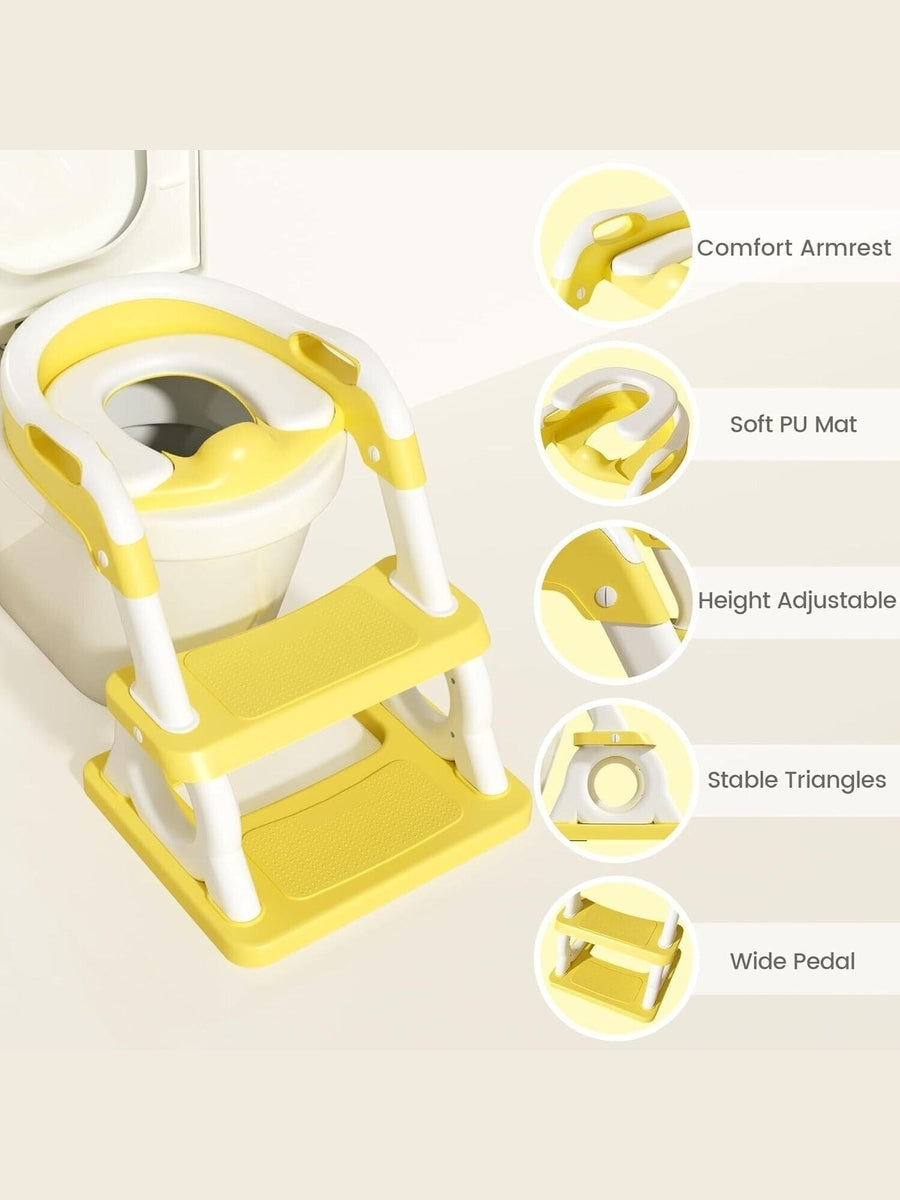 JeeneShine 2 in 1 Toddler Toilet Seat Upgrade Potty Training Seat for Kids JeeneShine Mama's Joy