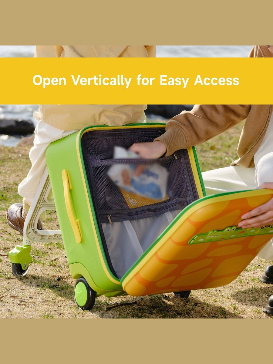 JoviKids 3-in-1 Ride On Luggage – JoyRide Kids Suitcase & Stroller - Green Jovikids Mama's Joy
