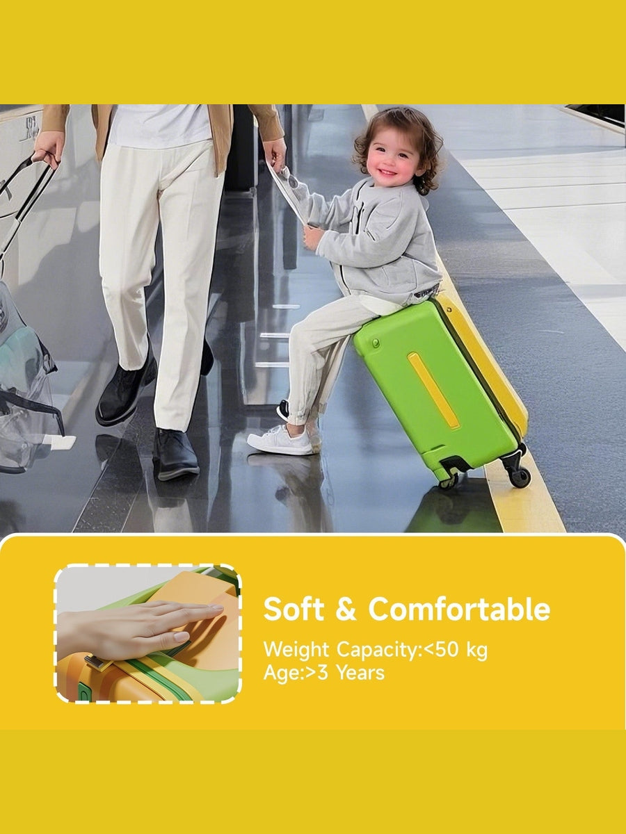 JoviKids 3-in-1 Ride On Luggage – JoyRide Kids Suitcase & Stroller- Green Jovikids Mama's Joy