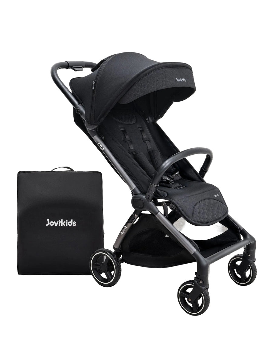 JoviKids Ayla Pushchair Lightweight, Compact & Travel-Friendly - Black Jovikids Mama's Joy