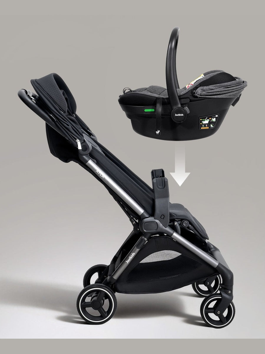 JoviKids Ayla Pushchair Lightweight, Compact & Travel-Friendly - Black Jovikids Mama's Joy