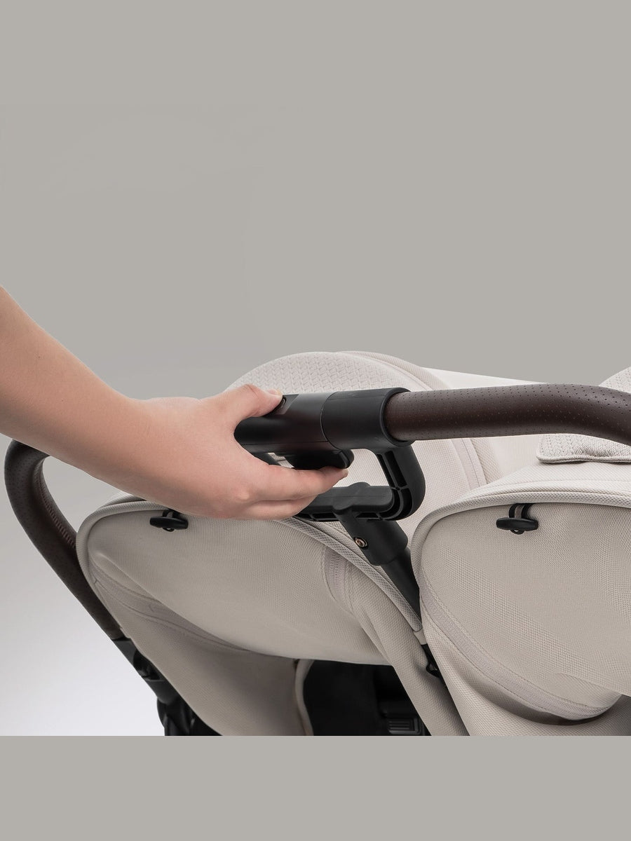 JoviKids Ayla Twin Pushchair – Lightweight Double Stroller with Compact Fold Beige Jovikids Mama's Joy
