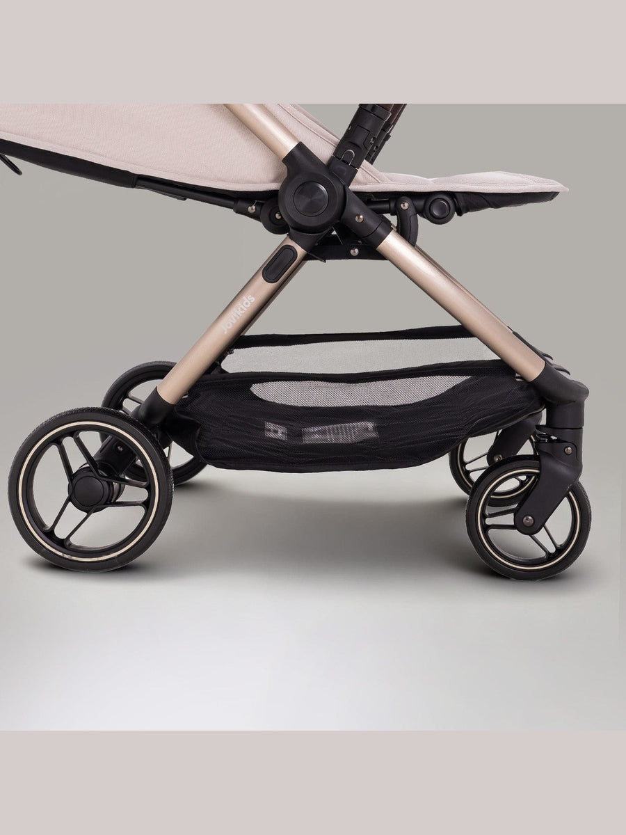 JoviKids Ayla Twin Pushchair – Lightweight Double Stroller with Compact Fold Beige Jovikids Mama's Joy