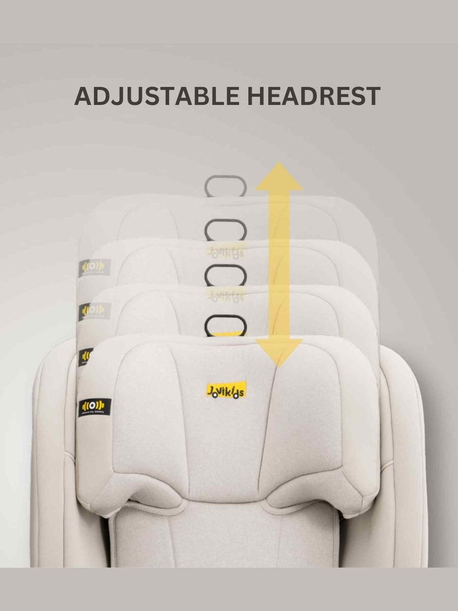 JoviKids Leon ISOFIX Booster Car Seat R129 i-Size Group 2/3 15 Months to 12 Years Milkstone Jovikids Mama's Joy
