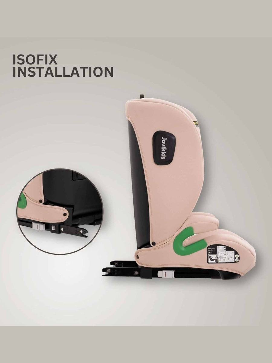 JoviKids Leon ISOFIX Booster Car Seat R129 i-Size Group 2/3 15 Months to 12 Years Rosewood Jovikids Mama's Joy