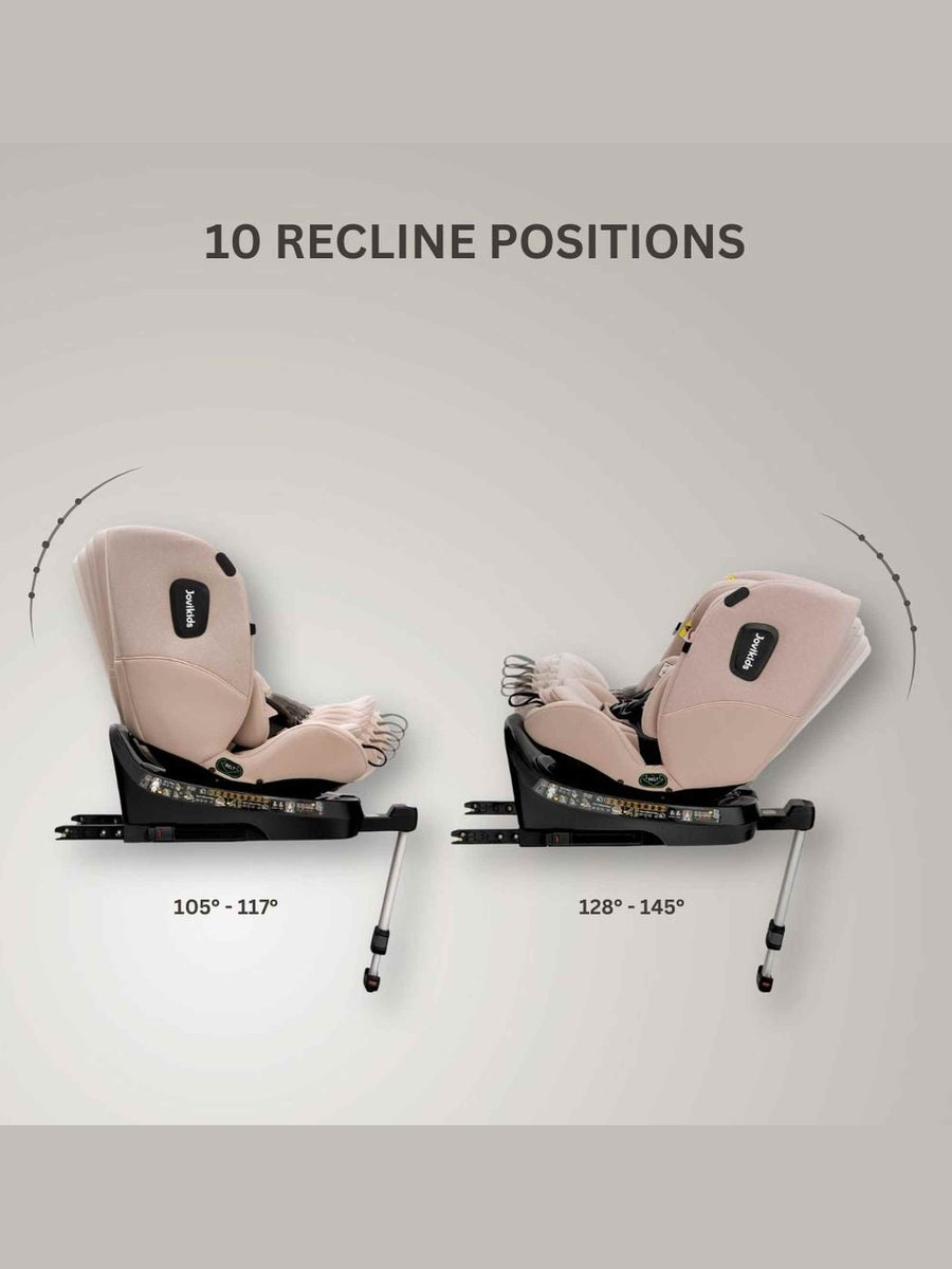 JoviKids Ranger 2 i-Size Car Seat with Leg Extension Cushion - Rosewood Jovikids Mama's Joy