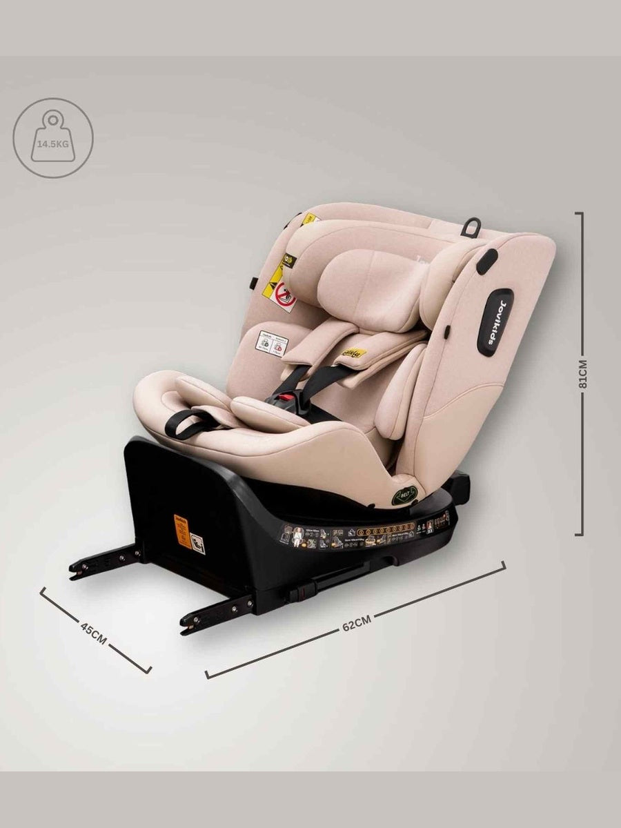 JoviKids Ranger 2 i-Size Car Seat with Leg Extension Cushion - Rosewood Jovikids Mama's Joy