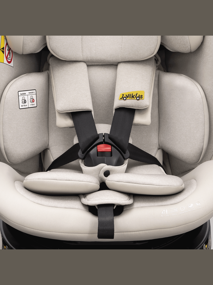 JoviKids Ranger 2 i-Size Car Seat with Leg Extension Cushion - Milkstone Jovikids Mama's Joy