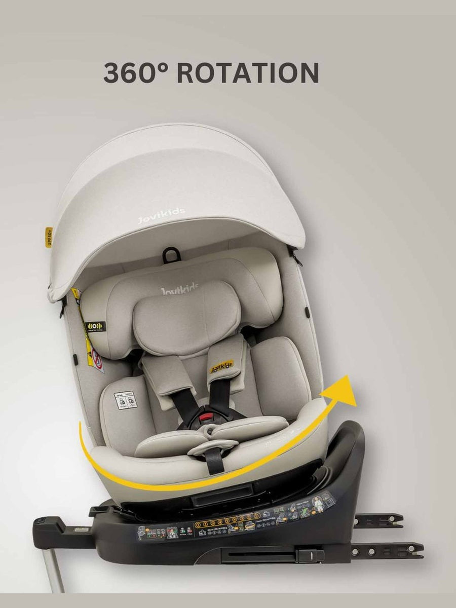 JoviKids Ranger 2 i-Size Car Seat with Leg Extension Cushion - Milkstone Jovikids Mama's Joy