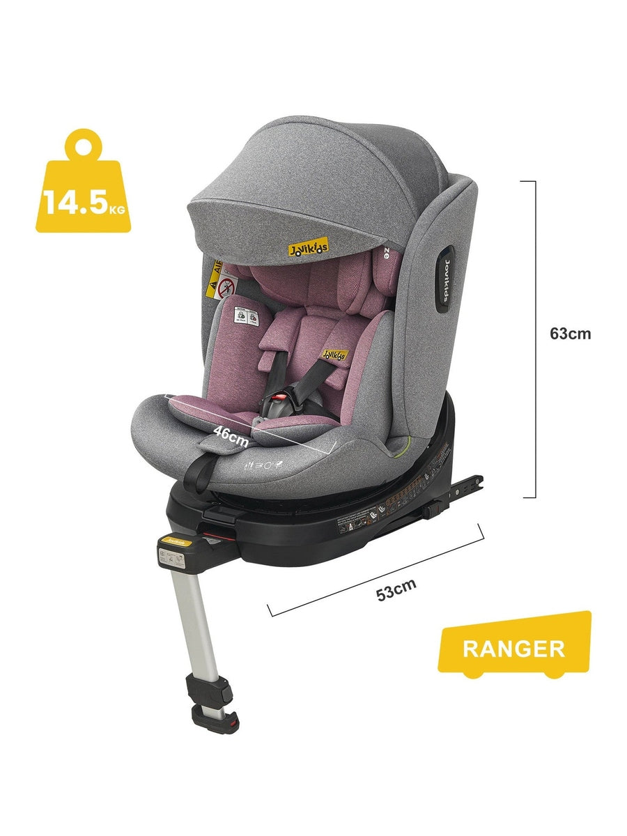 JoviKids Ranger Spin 360 Car Seat - Pink Jovikids Mama's Joy