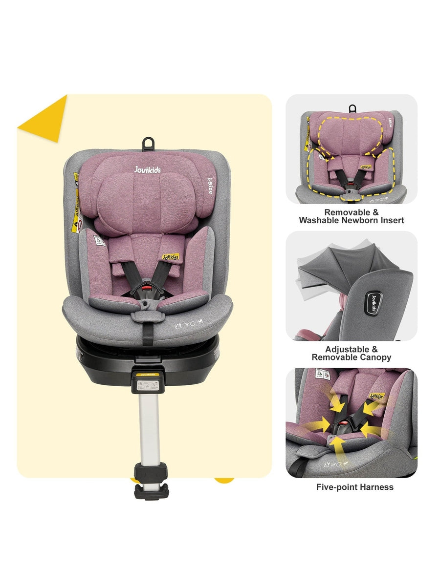JoviKids Ranger Spin 360 Car Seat - Pink Jovikids Mama's Joy