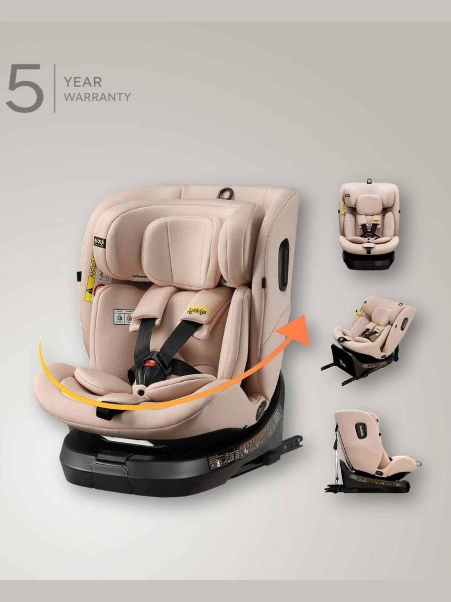 JoviKids Ranger TT 360 Spin ISOFIX Car Seat R129 i-Size Birth to 12 Years Rosewood Jovikids Mama's Joy