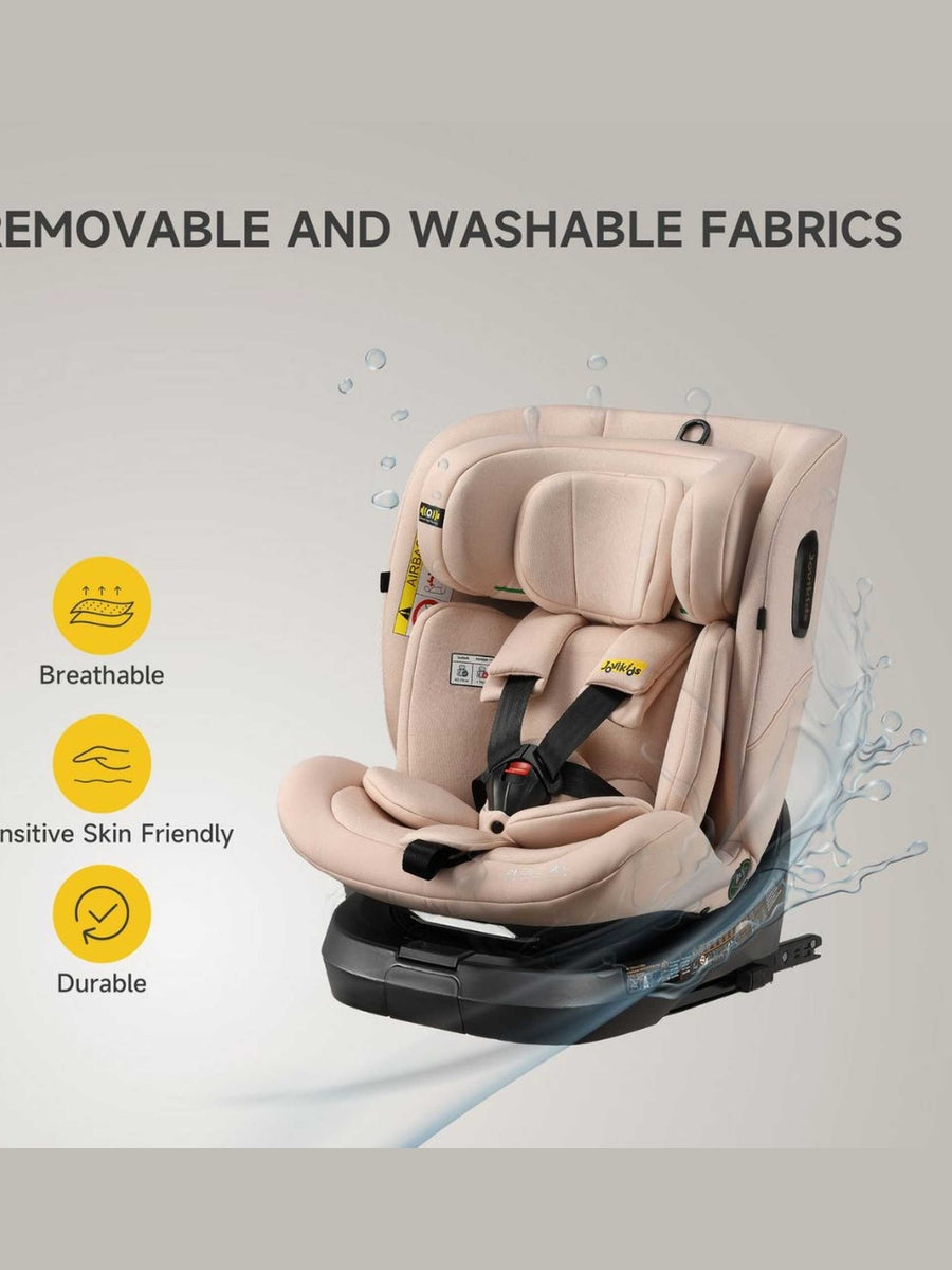 JoviKids Ranger TT 360 Spin ISOFIX Car Seat R129 i-Size Birth to 12 Years Rosewood Jovikids Mama's Joy