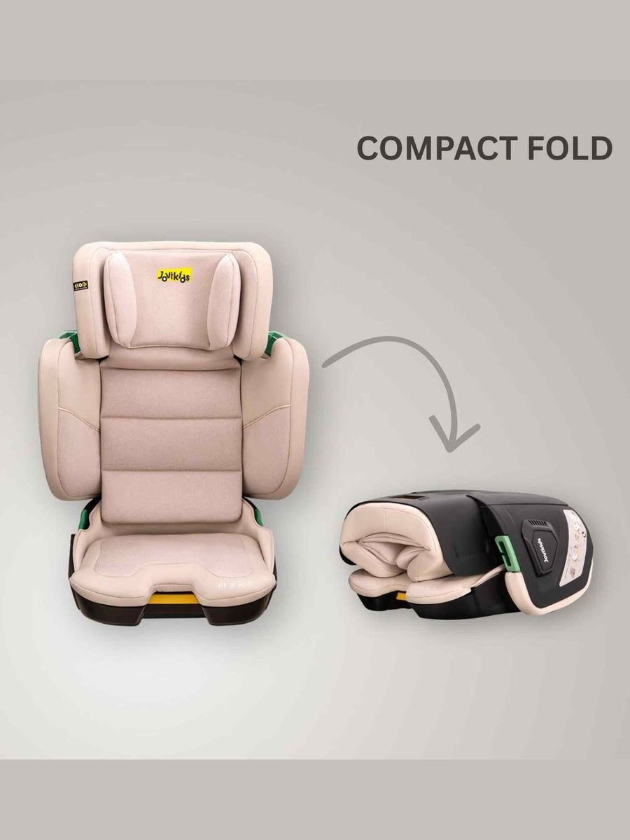 JoviKids Rober+ Folding i-Size Booster Car Seat 3–12 Years Rosewood Jovikids Mama's Joy