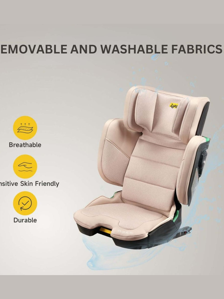 JoviKids Rober+ Folding i-Size Booster Car Seat 3–12 Years Rosewood Jovikids Mama's Joy