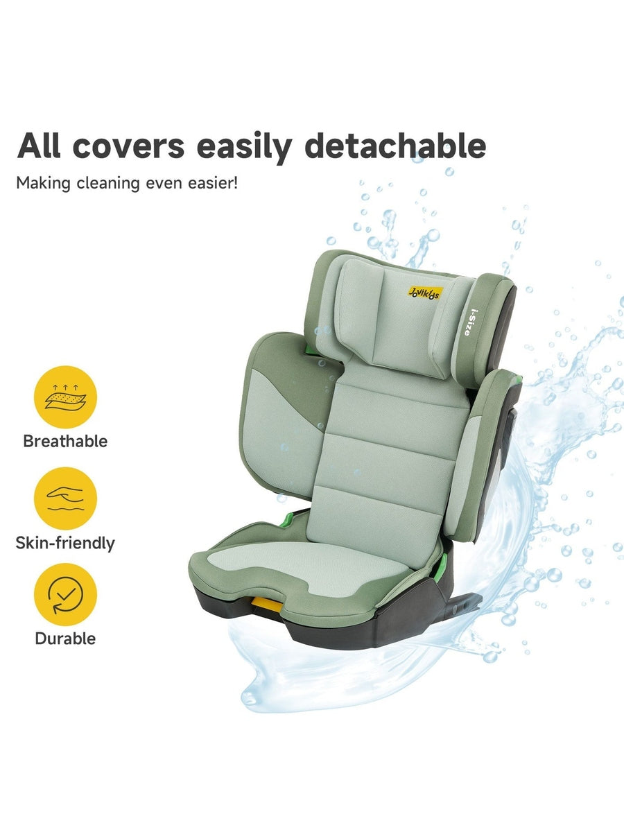 JoviKids Rober i-Size Portable Highback Booster Seat- Green Jovikids Mama's Joy