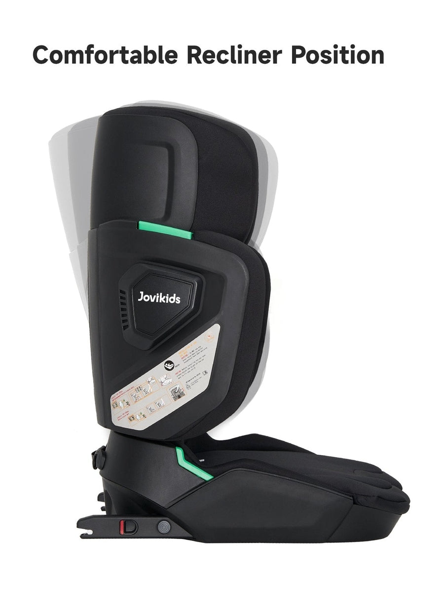 JoviKids Rober i-Size Portable Highback Booster Seat- Black Jovikids Mama's Joy