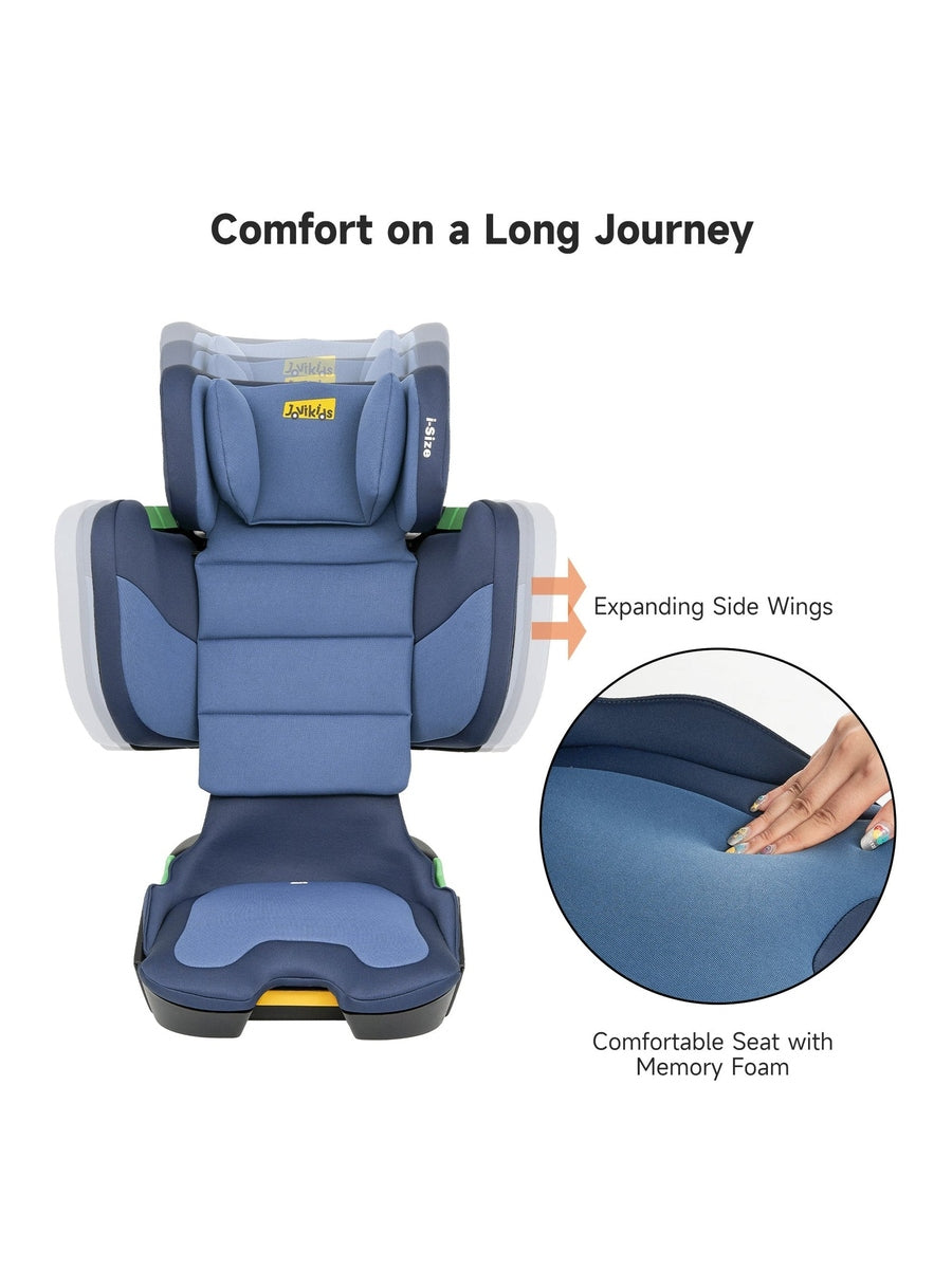 JoviKids Rober i-Size Portable Highback Booster Seat- Blue Jovikids Mama's Joy