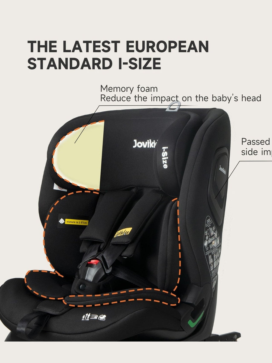 Jovikids CICI TT i-Size Child Seat 76–150cm - Black Jovikids Mama's Joy