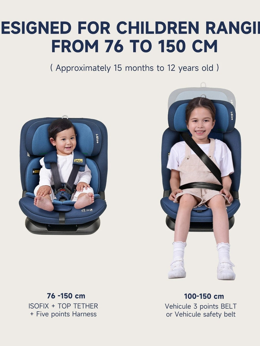 Jovikids CICI TT i-Size Child Seat 76–150cm - Blue Jovikids Mama's Joy