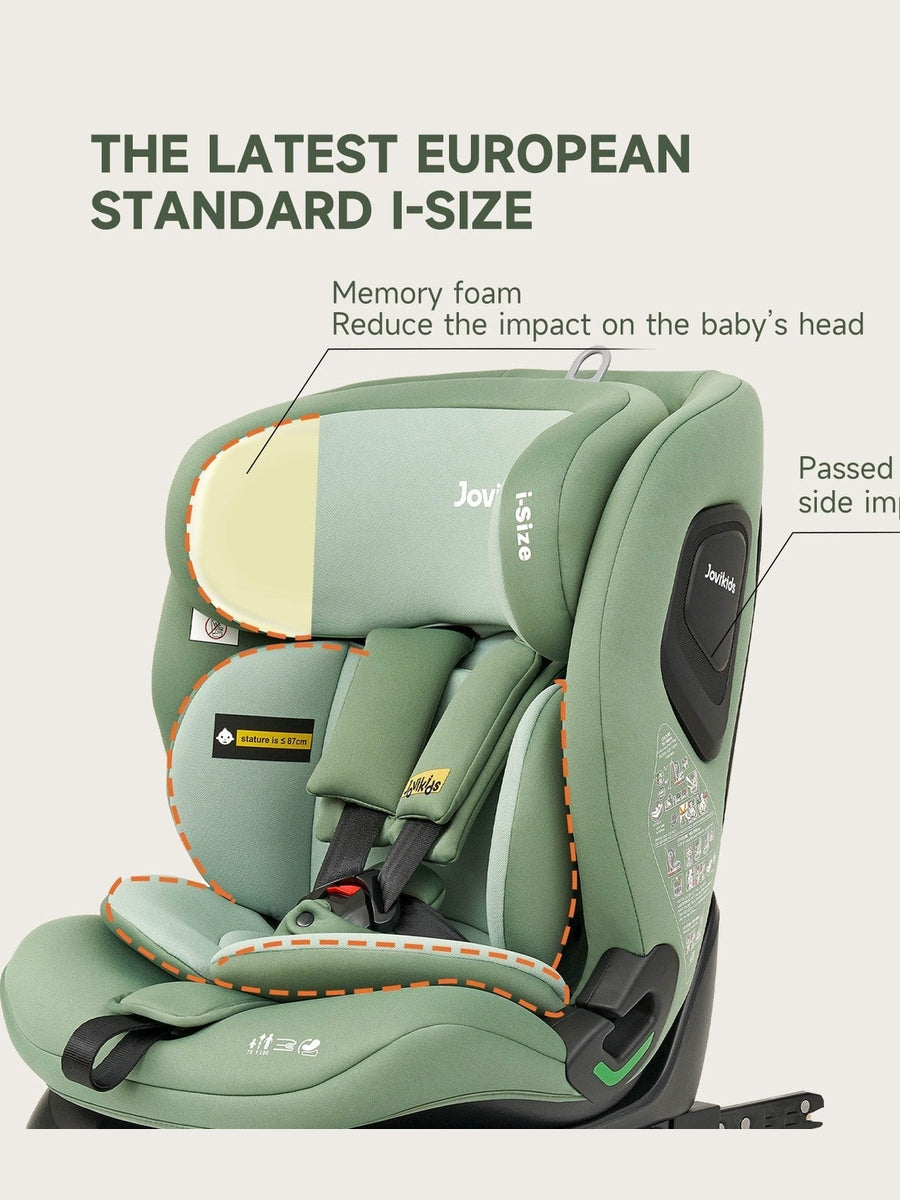 Jovikids CICI TT i-Size Child Seat 76–150cm - Green Jovikids Mama's Joy