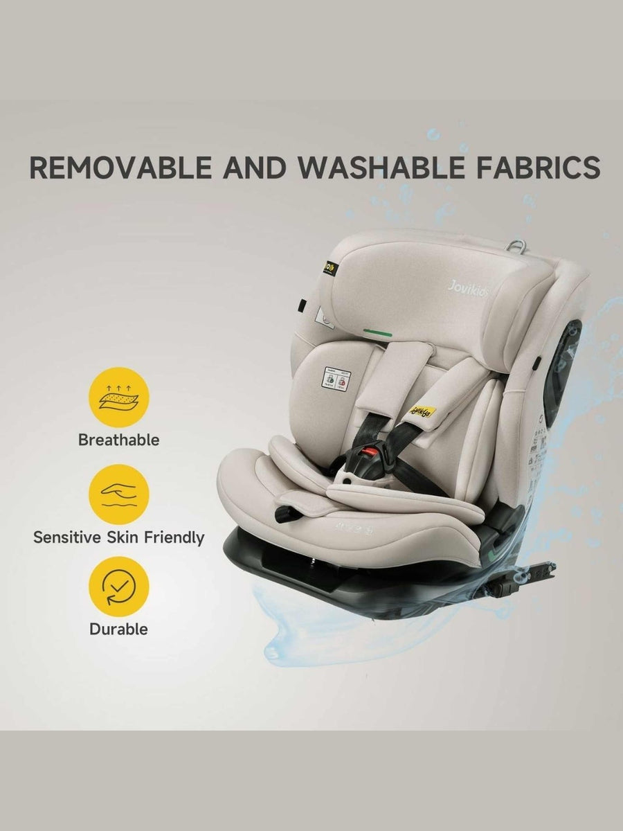 Jovikids CICI TT i-Size Child Seat 76–150cm - Milkstone Jovikids Mama's Joy