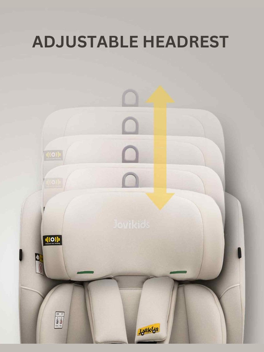 Jovikids CICI TT i-Size Child Seat 76–150cm - Milkstone Jovikids Mama's Joy