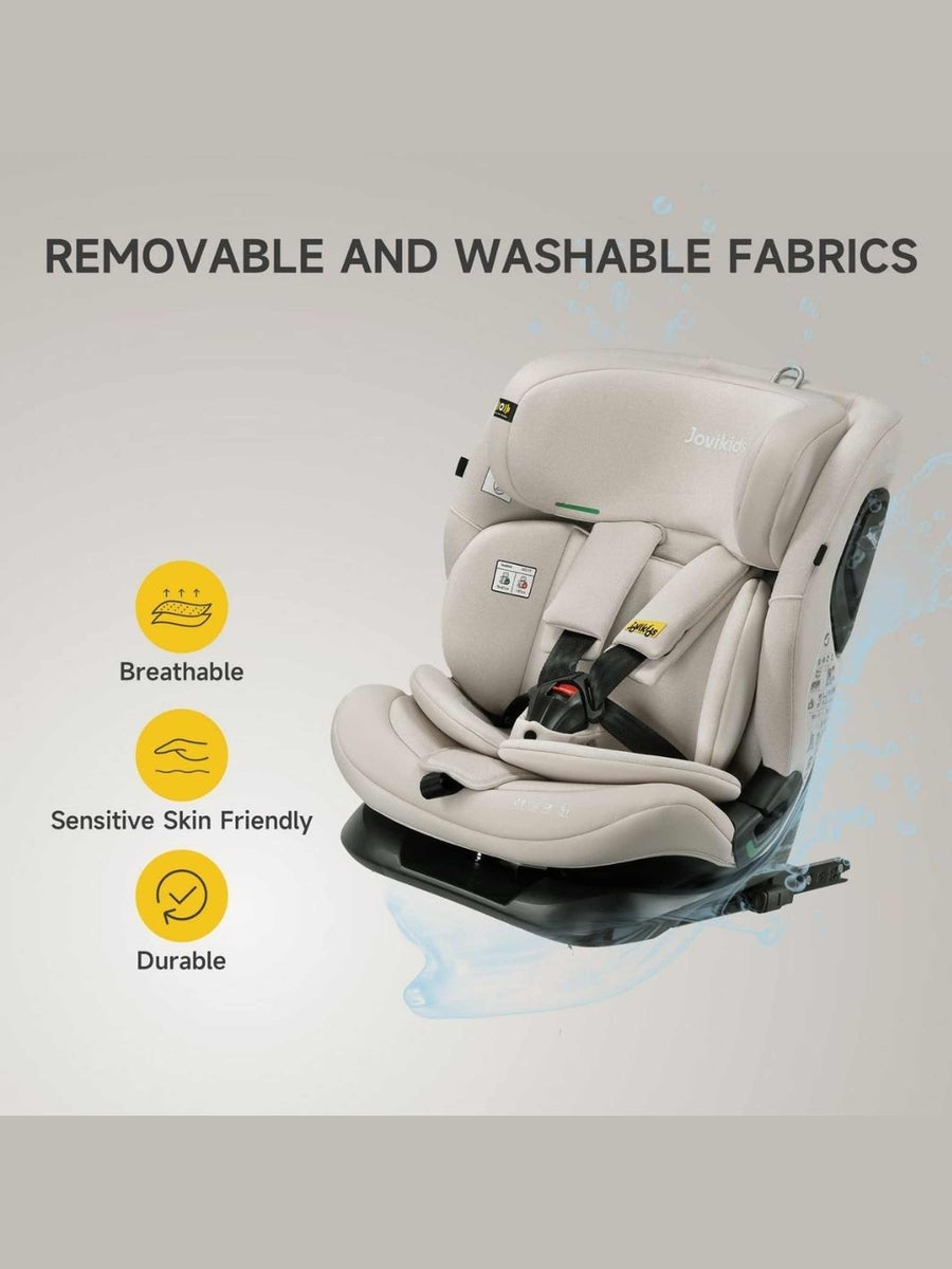 Jovikids CICI TT i-Size Child Seat 76–150cm - Milkstone Jovikids Mama's Joy