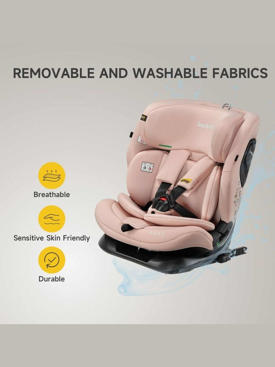 Jovikids CICI TT i-Size Child Seat 76–150cm - Rosewood Jovikids Mama's Joy