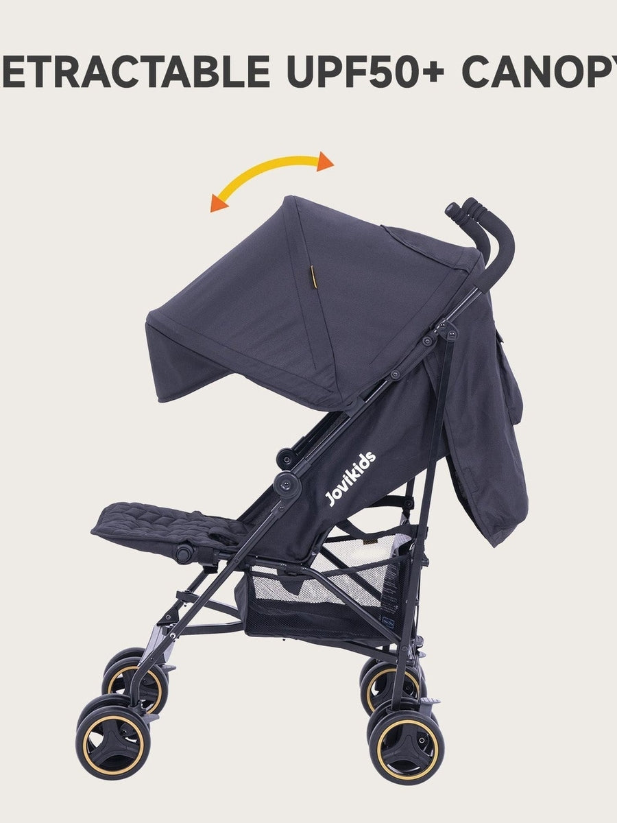 Jovikids Ezra Umbrella Folding Stroller - Shadow Black Jovikids Mama's Joy