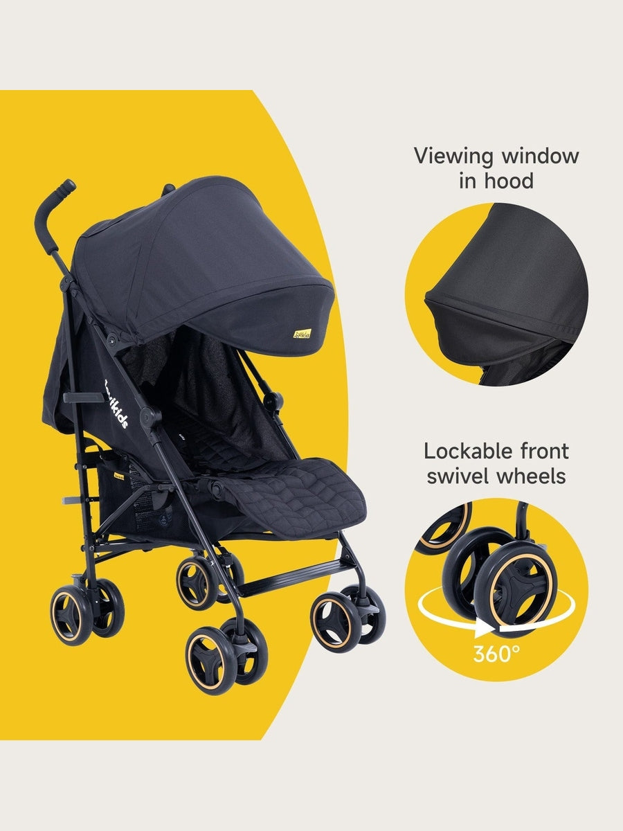Jovikids Ezra Umbrella Folding Stroller - Shadow Black Jovikids Mama's Joy