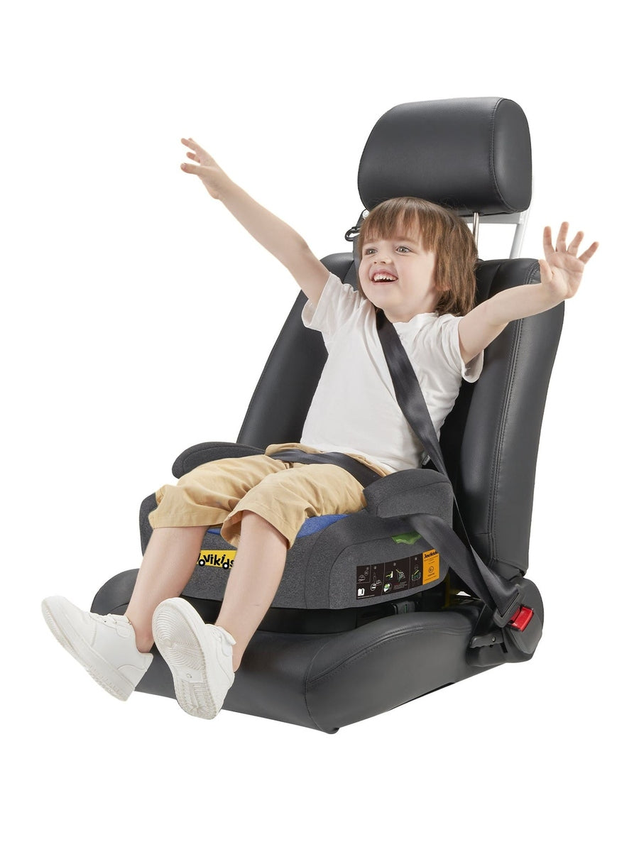 Jovikids OHHO + i-Size Car Seat Booster, ISOFIX from 3 to 12 Years- Blue Jovikids Mama's Joy