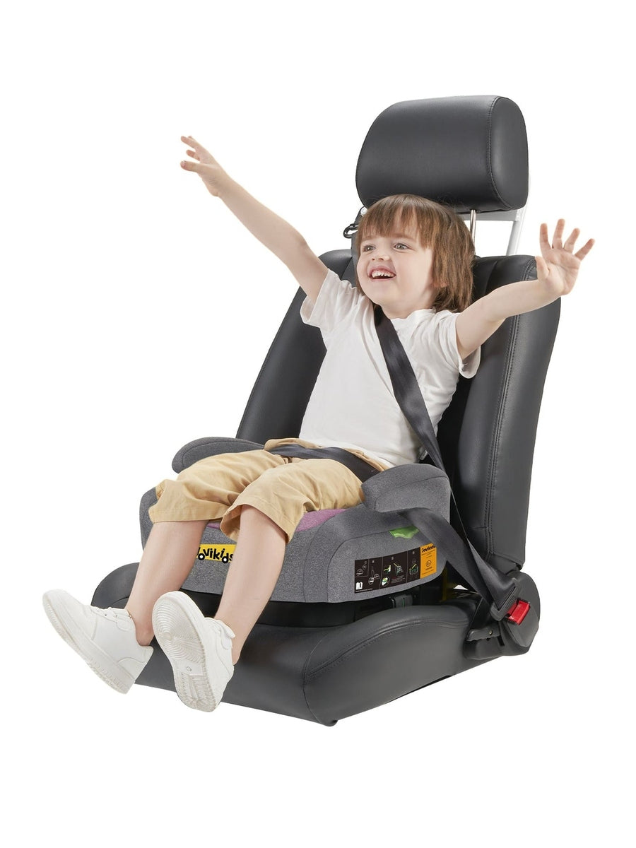 Jovikids OHHO i-Size Car Seat Booster, ISOFIX from 3 to 12 Years- Pink Jovikids Mama's Joy