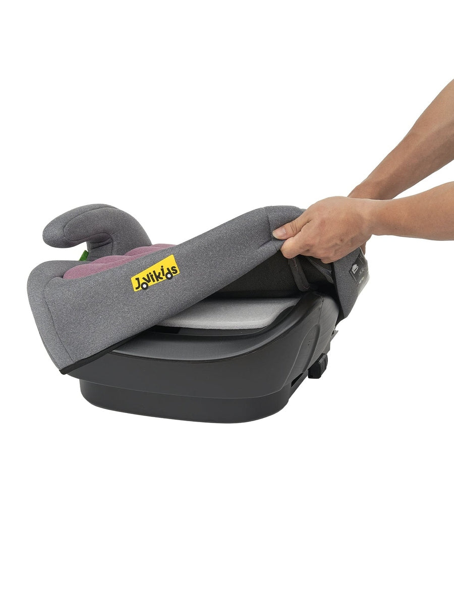 Jovikids OHHO i-Size Car Seat Booster, ISOFIX from 3 to 12 Years- Pink Jovikids Mama's Joy