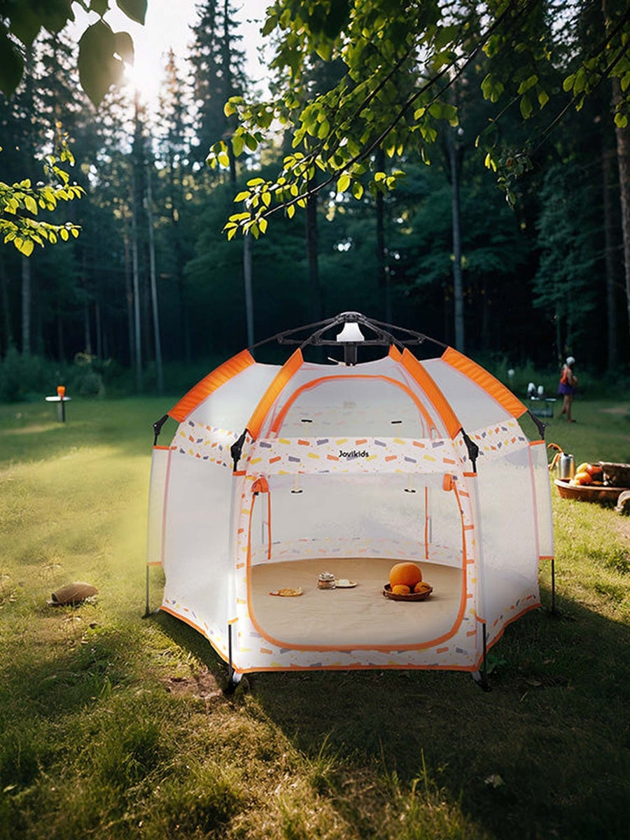 Jovikids Portable Play Tent – Pop-Up Kids Teepee Indoor & Outdoor - Beige Jovikids Mama's Joy