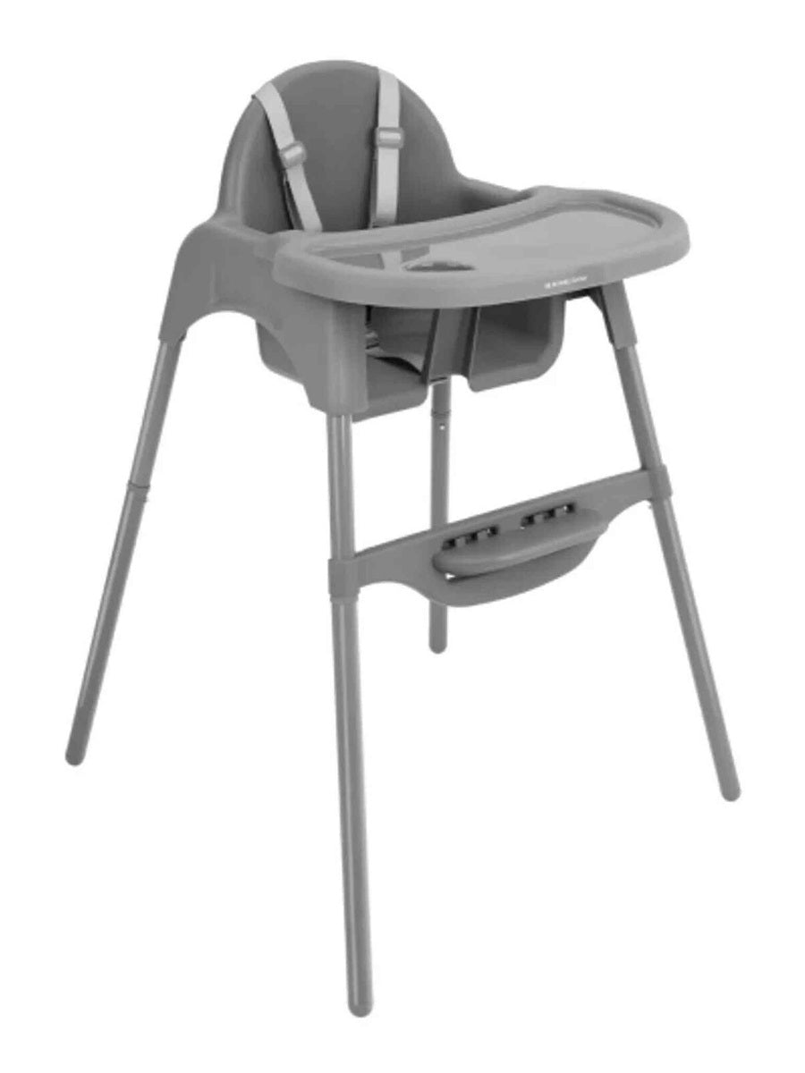 KikkaBoo 2 in 1 Baby High & Low-Feeding Chair Jammy with Removable Tray Grey