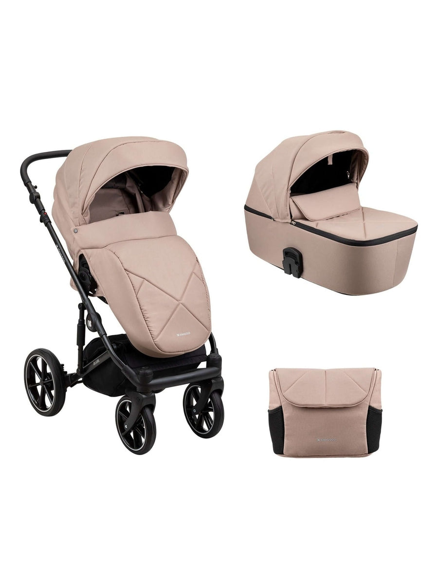 KikkaBoo Amani Stroller 2in1 with Carrycot Beige KikkaBoo Mama's Joy
