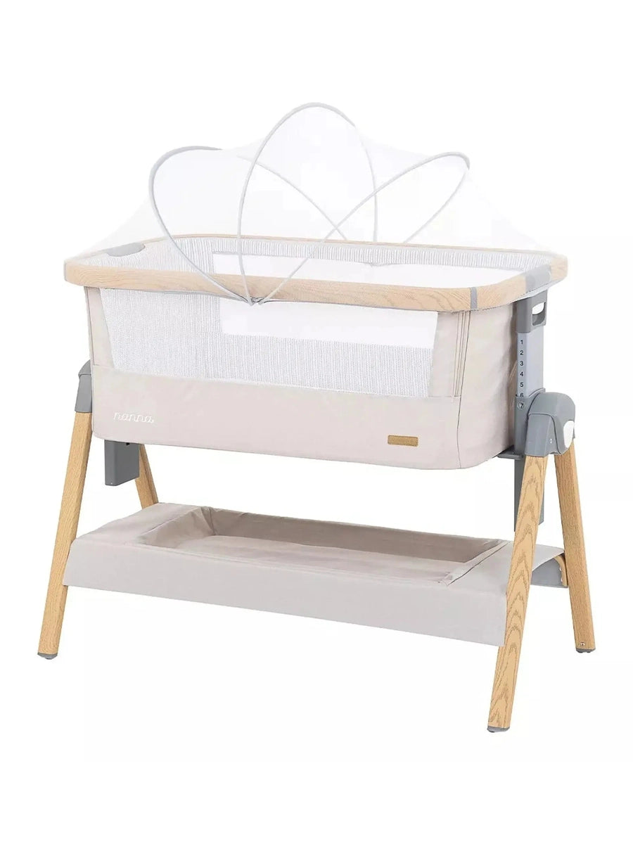 KikkaBoo Nanna Bedside Crib Travel Cot Bed Baby Play Pen Child Bassinet Playpen KikkaBoo Mama's Joy