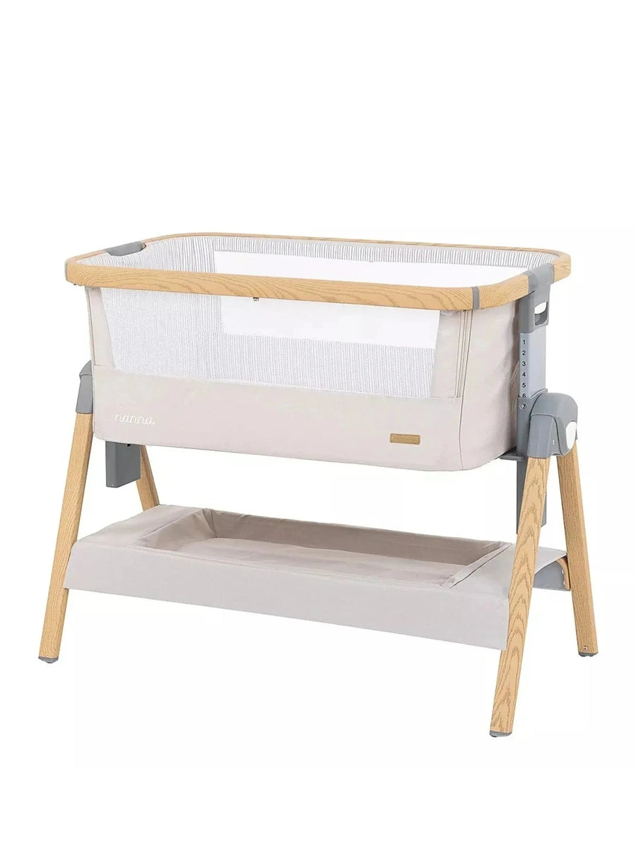 KikkaBoo Nanna Bedside Crib Travel Cot Bed Baby Play Pen Child Bassinet Playpen KikkaBoo Mama's Joy