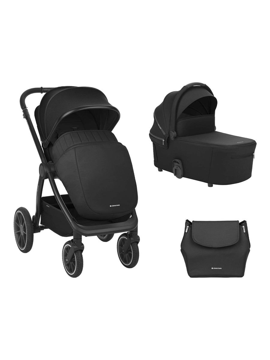 KikkaBoo Naya Stroller 2 in 1 with Carrycot Black KikkaBoo Mama's Joy