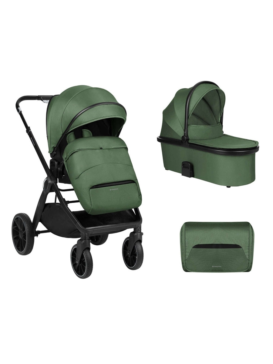 KikkaBoo Tiffany Stroller 2in1 with carrycot Army Green 2024 KikkaBoo Mama's Joy